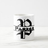 名カスタマイズ字オーナメント コーヒーマグカップ (中央)