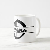 名カスタマイズ字オーナメント コーヒーマグカップ (正面右)