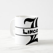 名カスタマイズ字オーナメント コーヒーマグカップ (正面左)