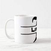 名カスタマイズ字オーナメント コーヒーマグカップ (左)