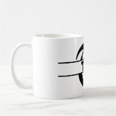 名カスタマイズ字オーナメント コーヒーマグカップ (左)