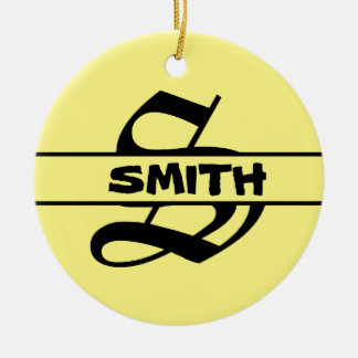 名カスタマイズ字オーナメント セラミックオーナメント