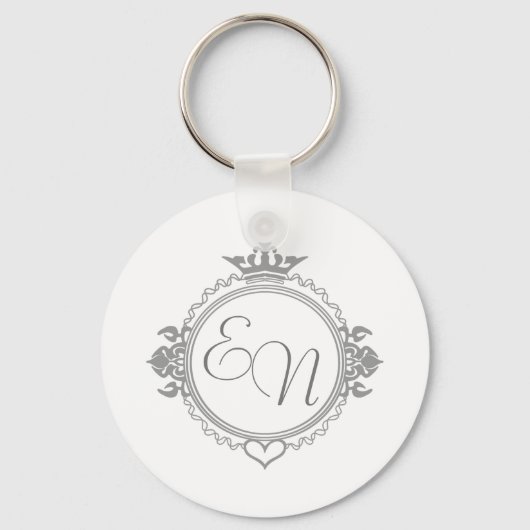 名カスタマイズ称、イニシャル、フレーズ愛 キーホルダー (正面)