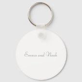 名カスタマイズ称、イニシャル、フレーズ愛 キーホルダー (裏面)