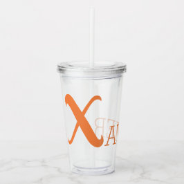 名カスタマイズ アクリルタンブラー