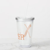 名カスタマイズ アクリルタンブラー (裏面)