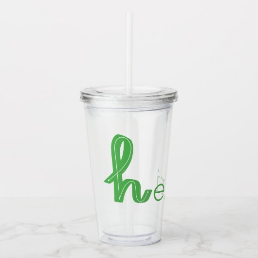 名カスタマイズ アクリルタンブラー (正面)