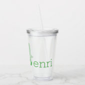 名カスタマイズ アクリルタンブラー (左)