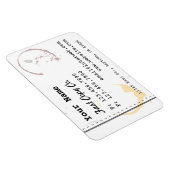 名カスタム刺スタイルコーヒー染色磁石 マグネット (右側)