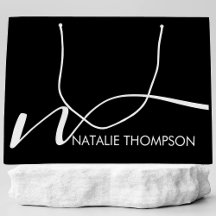 名カスタム前が黒パーソナライズされたのモノグクールラム