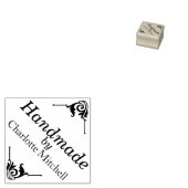 名カスタム前で手作りパーソナライズされたした ラバースタンプ (押印)