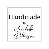 名カスタム前で手作りパーソナライズされたした ラバースタンプ (インプリント)