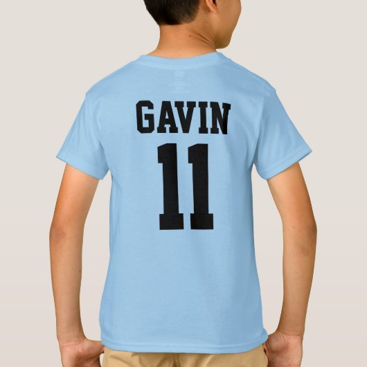 名カスタム前に一致するパーソナライズされた従兄弟クルー Tシャツ (裏面)