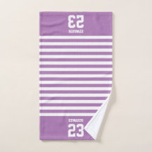 名カスタム前のストライプの付いたスポーツ