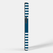 名カスタム前のストライプの付いたスポーツ Case-Mate iPhoneケース (裏面 / 右)