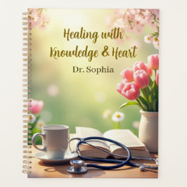 名カスタム前の引用文医療パーソナライズされた プランナー手帳