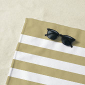 名カスタム前の海軍パーソナライズされた大尉 ビーチタオル (インサイチュ)