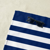 名カスタム前の海軍パーソナライズされた大尉 ビーチタオル (インサイチュ)