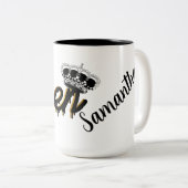 名カスタム前の金ゴールド王冠 ツートーンマグカップ (正面右)