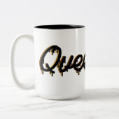 名カスタム前の金ゴールド王冠 ツートーンマグカップ (左)