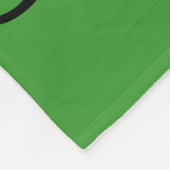 名カスタム前を付けるカエル フリースブランケット (角)