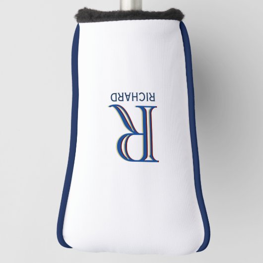 名カスタム前三層モノグラム ゴルフヘッドカバー (回転90)