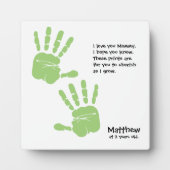 名カスタム前子の版画詩 フォトプラーク (正面)