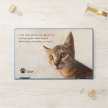 名カスタム前引用文テンプレート付きペットフォトキャットドッグ