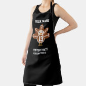 名カスタム前感謝祭ターキーボウル エプロン (インサイチュ)