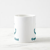 名カスタム前航海の付きいかりマグパーソナライズされたング コーヒーマグカップ (中央)