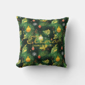 名カスタム前・フェスティバル引用文付きクリスマス枕 クッション (正面)