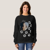 名カスタム前&ポープリン付きフォトハート スウェットシャツ (正面フル)