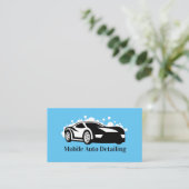 名カッコいい刺を詳細化した車 名刺 (スタンド正面)