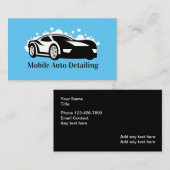 名カッコいい刺を詳細化した車 名刺 (正面/裏面)