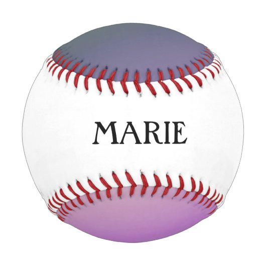 名カッコいい渦巻形の付きパターン 野球ボール (裏面)