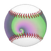 名カッコいい渦巻形の付きパターン 野球ボール (正面)