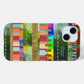 名カラフルストライプ前の Case-Mate iPhoneケース (裏面 (横))