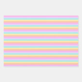 名カラフルパーソナライズされた ラッピングペーパーシート (正面2)