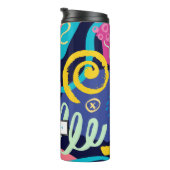 名カラフルファンキー前の旋回パターン タンブラー (回転右)