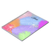 名カラフル前の羽 ノートブック (左側)
