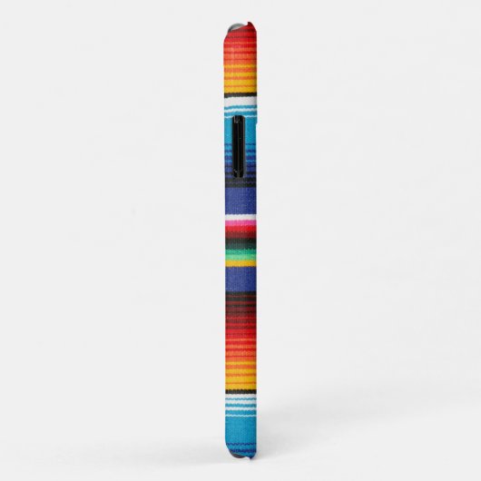 名カラフル前ストライプの付きメキシコ毛布 Case-Mate iPhoneケース (裏面/右)