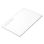 名クラシカル前を手書きフェミニンする ノートパッド (アングル)