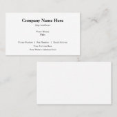 名クラシック刺レイアウトテンプレート 名刺 (正面/裏面)