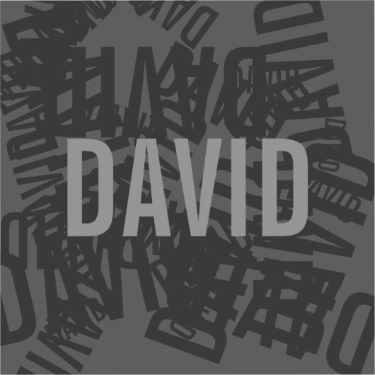 名クールモダン前コラージュ(黒と灰色) シール (正面)