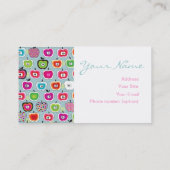 名クール刺を貼る 名刺 (裏面)