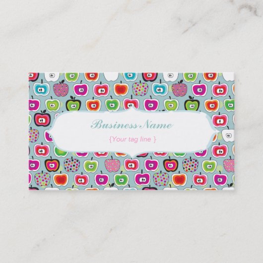 名クール刺を貼る 名刺 (正面)