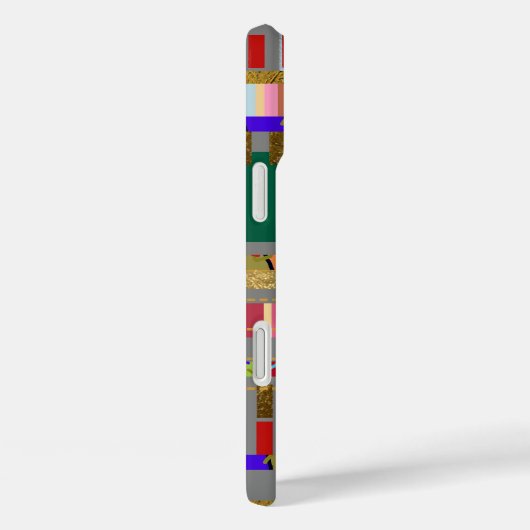 名クール前の色ストライプ柄 Case-Mate iPhoneケース (裏面 / 右)