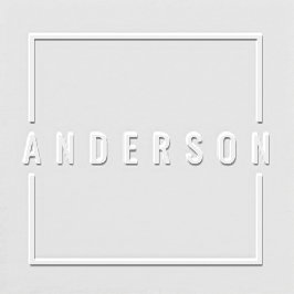 名シンプルのエンボス