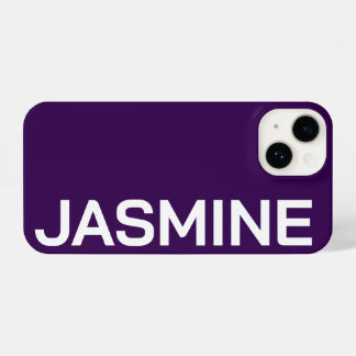 名シンプルパーソナライズされたミニマル名モノグラムモダン iPhone 14ケース