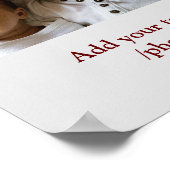 名シンプルミニマル前の文字カラフルの追加 ポスター (角)